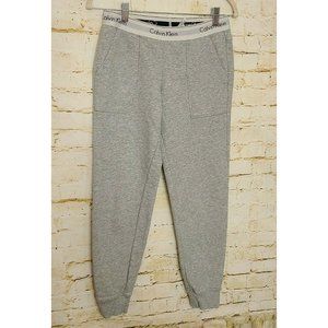 Calvin Klein Women's Gray Jogger Pajama Pants S